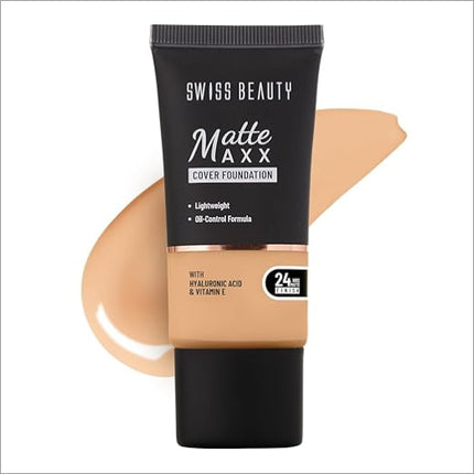 Swiss Beauty 24-Hour Foundation With Hyaluronic Acid