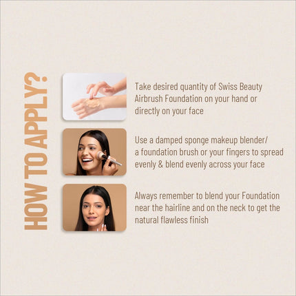 Swiss Beauty Airbrush Finish Lightweight Foundation -