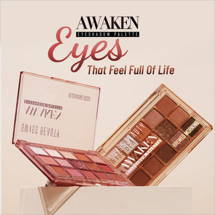Swiss Beauty Awaken Eyeshadow Palette | Matte + Shimmer
