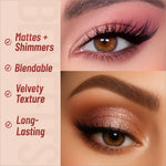 Swiss Beauty Awaken Eyeshadow Palette | Matte + Shimmer