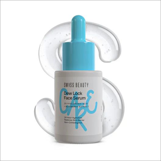 Care Dew Lock Face Serum bottle with a sleek design, showcasing the best face serum for radiant skin.