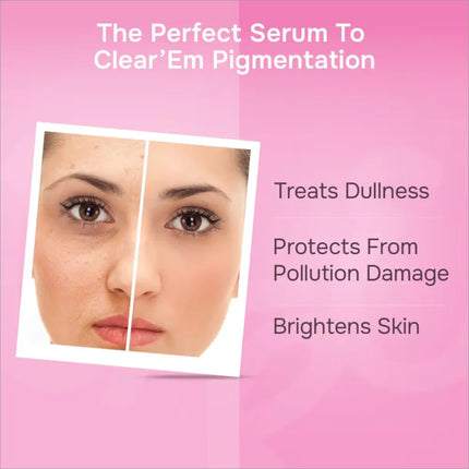 Close-up of Swiss Beauty Care Glow Fusion Face Serum bottle, highlighting the 10% Vitamin C & Sakura Extract, the perfect face serum for glowing skin.