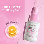 User applying Swiss Beauty Care Glow Fusion Face Serum on her face, illustrating its lightweight texture as a face serum for glowing skin.