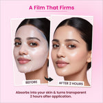 Translucent gel-like swiss beauty care youth-full collagen boost mask firms skin and turns transparent in 2 hours for korean skin care