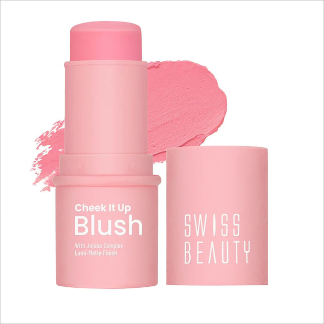 SWISS BEAUTY CHEEK IT UP BLUSH - Shade No. 1 — HIGH ON
