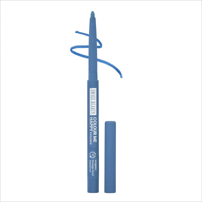 Swiss Beauty Colour Me Happy Eyeliner - Shade No. 1 — BLUE