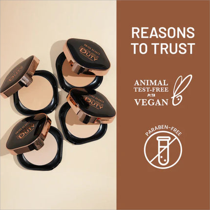 Swiss Beauty Double Duty Compact Powder - Wet and Dry Application Use