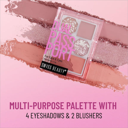 Swiss Beauty Face and Eye Dual Passport Palette - eye shadow