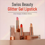 Swiss Beauty Glitter Color Change Gel Lipstick PACK OF 3 -