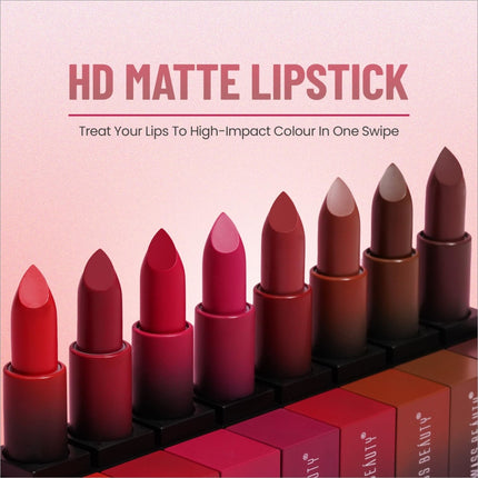 Swiss Beauty Hd Matte Pigmented Smudge Proof Lipstick -