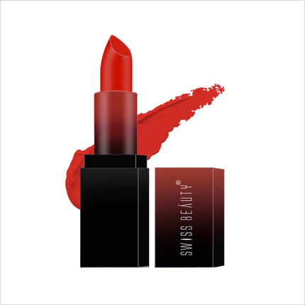 Swiss Beauty Hd Matte Pigmented Smudge Proof Lipstick -