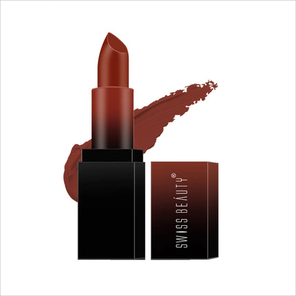 Swiss Beauty Hd Matte Pigmented Smudge Proof Lipstick -