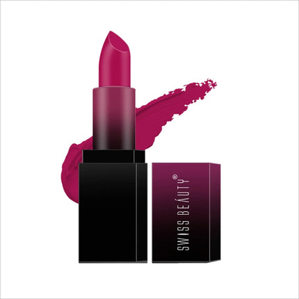 Swiss Beauty Hd Matte Pigmented Smudge Proof Lipstick -