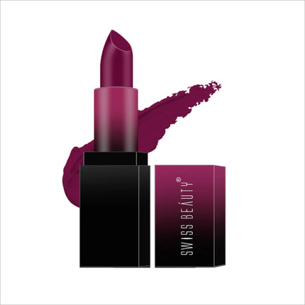 Swiss Beauty Hd Matte Pigmented Smudge Proof Lipstick -