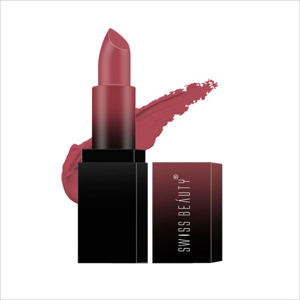 Swiss Beauty Hd Matte Pigmented Smudge Proof Lipstick -