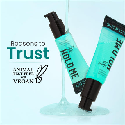 Swiss Beauty Hold Me Grip Primer | Hydrating | Grippy Gel Formula | Lightweight hydrating face primer suitable for all skin types.