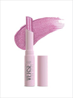 Pink glittery swiss beauty jelly verse eyeshadow glow stick with matte pink tube offers crease-proof sparkling shine
