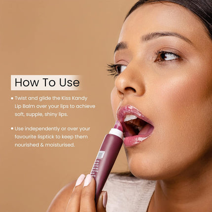 Swiss Beauty Kiss Kandy Lip Balm with Olive Oil - LIP BALM