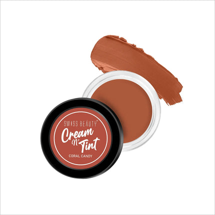 Swiss Beauty Lip Cheek And Eyeshadow Tint - CORAL CANDY