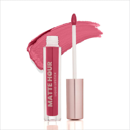 Swiss Beauty Matte Hour Liquid Lipstick | Non-Transfer Formula | Highly Pigmented | Up To 10-Hour Wear | Waterproof & Smudge-Proof | Enriched with Vitamin