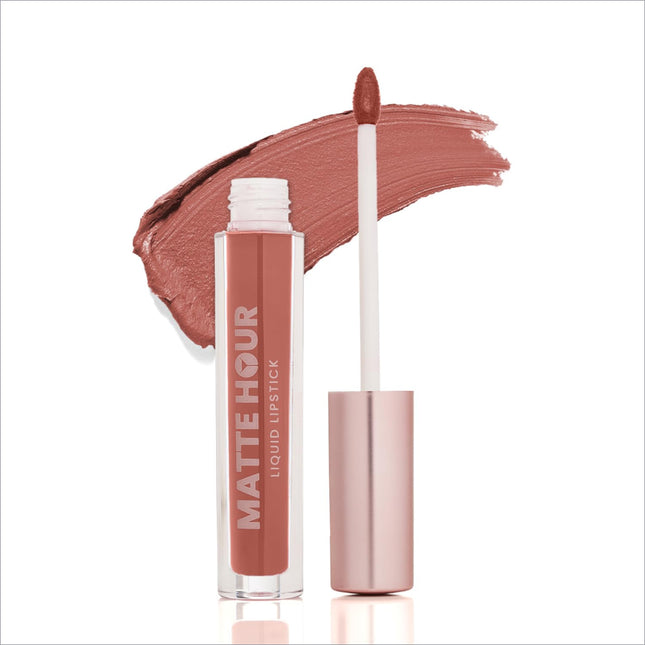 Swiss Beauty Matte Hour Liquid Lipstick | Non-Transfer Formula | Highly Pigmented | Up To 10-Hour Wear | Waterproof & Smudge-Proof | Enriched with Vitamin