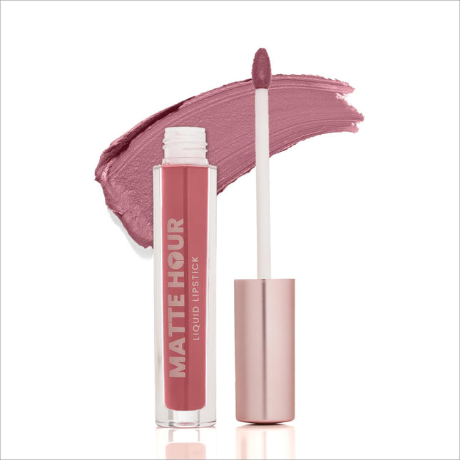 Swiss Beauty Matte Hour Liquid Lipstick | Non-Transfer Formula | Highly Pigmented | Up To 10-Hour Wear | Waterproof & Smudge-Proof | Enriched with Vitamin