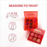 Swiss Beauty On the Move Pigmented Lip Palette - LIPSTICK