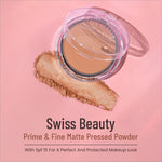 Swiss Beauty Prime & Fine Matte Pressed Powder - FACE POWDER