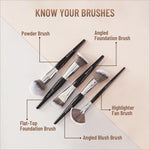 Swiss Beauty Professional Face & Eye Brush Set of 12