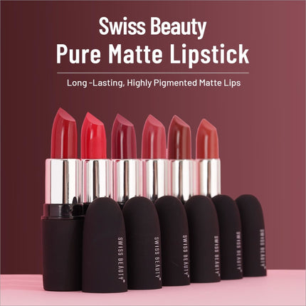 Swiss Beauty Pure Matte Lipstick - LIPSTICK