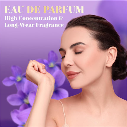 Lifestyle shot featuring Swiss Beauty She Leads EDP, a long lasting perfume ideal for every day and special events.