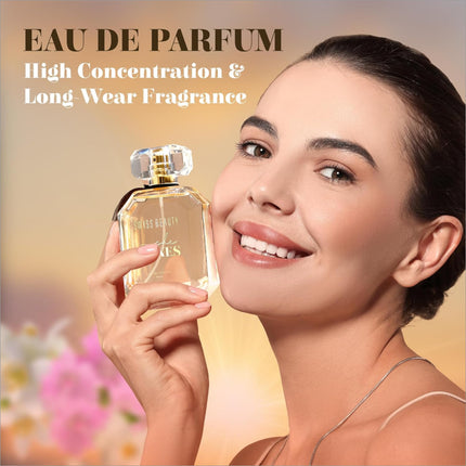 Swiss Beauty She Shines EDP | Long-Lasting | Ideal For Gifting | Everyday Wear | Long Lasting Perfume enriched with Neroli, Jasmine, and Musk, available in 100ml