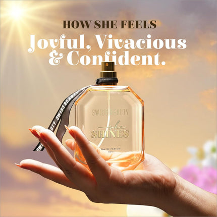 Swiss Beauty She Shines EDP | Long-Lasting | Ideal For Gifting | Everyday Wear | Long Lasting Perfume perfect for enhancing your daily fragrance experience