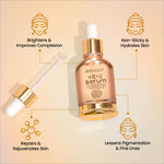 Swiss Beauty Vit C Serum shown in an elegant setting, illustrating the luxurious experience of using a vitamin C serum.