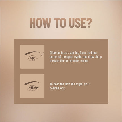 Swiss Beauty Waterproof Liquid Black Eyeliner - EYELINER