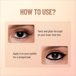 Swiss Beauty You & Eye Power Black Kajal - KAJAL BLACK