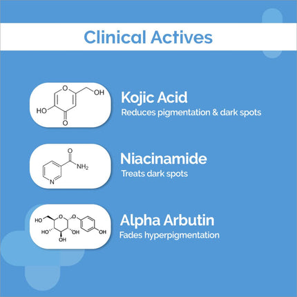 Application of The Derma Co 1% Kojic Acid Face Wash, which uses Niacinamide to reduce dark spots and brighten skin with a gentle, effective cleanse.