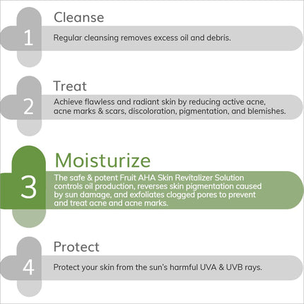 the four steps to a skin care routine