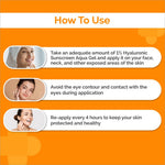 The Derma Co Hyaluronic Sunscreen Aqua Ultra Light Gel
