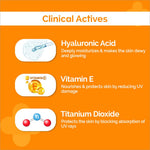 The Derma Co Hyaluronic Sunscreen Aqua Ultra Light Gel