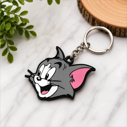 Tom Face Keychain Clean Lifestyle Product Photo