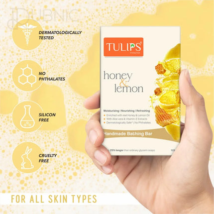 TULIPS MOISTURIZING NOURISHING REFRESHING Handmade soap