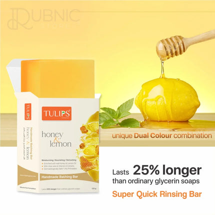 TULIPS MOISTURIZING NOURISHING REFRESHING Handmade soap