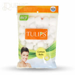 Tulips White Cotton Balls 50S Pack of 4 - MAKEUP REMOVER