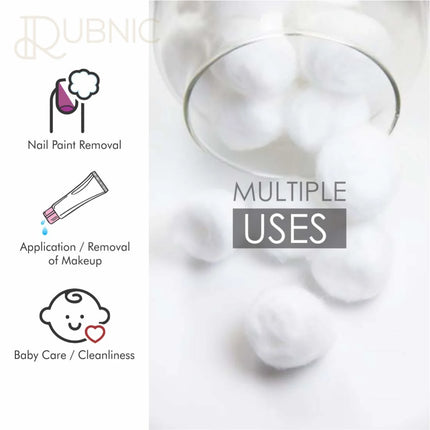 Tulips White Cotton Balls 50S Pack of 4 - MAKEUP REMOVER