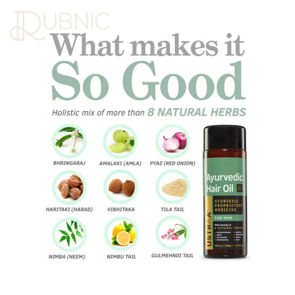 USTRAA Ayurvedic Hair Oil & Cologne- Ammunition - HAIR OIL