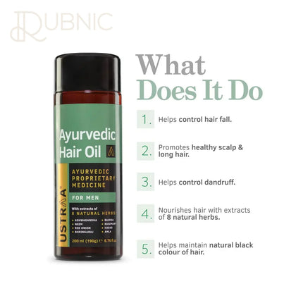 USTRAA Ayurvedic Hair Oil & Cologne- Tattoo - HAIR OIL