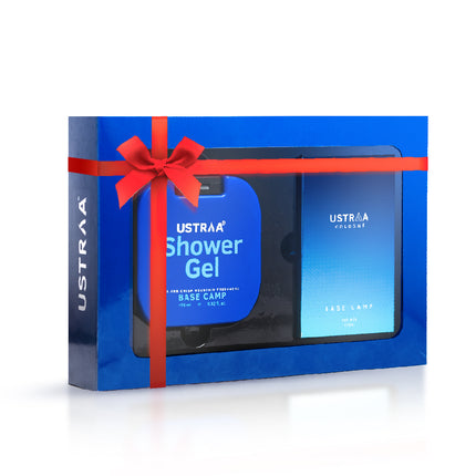 USTRAA Base Camp Cologne 100ml and Shower Gel 175ml combo official product image