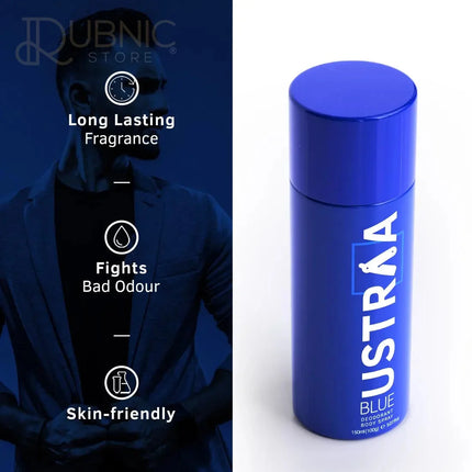 USTRAA BLUE Deodorant Body Spray 150 ml - BODY SPRAY