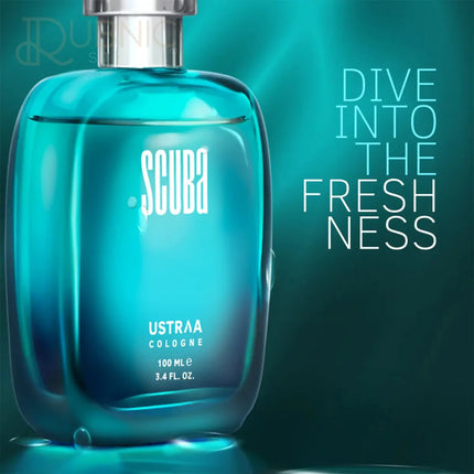 USTRAA Cologne Scuba 100 ml Perfume for Men pack of 2 -